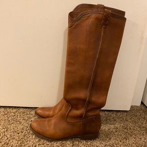 Frye Cara Slouch Leather Boots